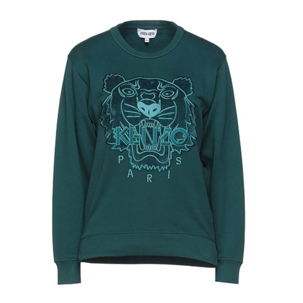 Kenzo Velvet Tiger Head Crewneck